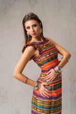 CHAUPI QUILLA ORNGE DRESS - Image 2